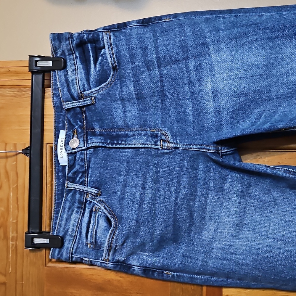 Women's Blue Ankle Cropped Jeans - Picture 5 of 12